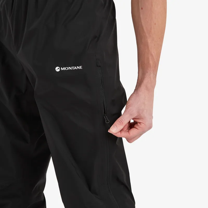 Montane Men's Spirit Lite Waterproof Trousers Regular Leg - Black-4